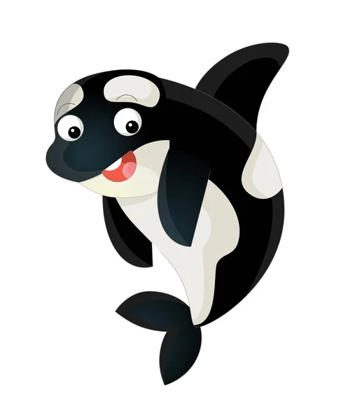 Cartoon zee orka — Stockfoto