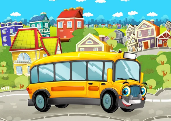 otobüs şehrin içinden sürüş arıyorsunuz