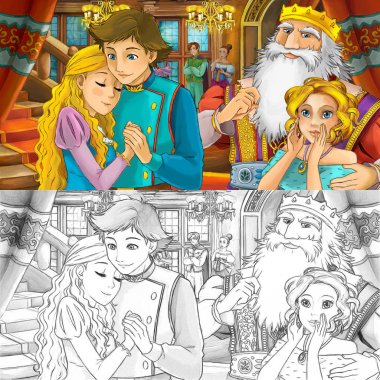 Çift kalede babası ve kız kardeşi ile  