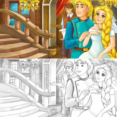 sevgi dolu kraliyet çift 