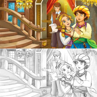 sevgi dolu kraliyet çift 