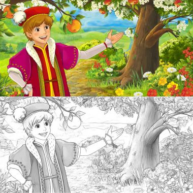 Gezgin veya ormanda yürüyüş - Prens