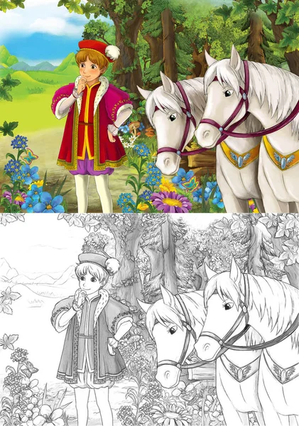 Gezgin veya ormanda yürüyüş - Prens