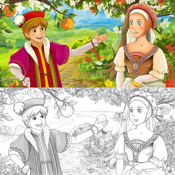 Prens ve çayır çekici kız