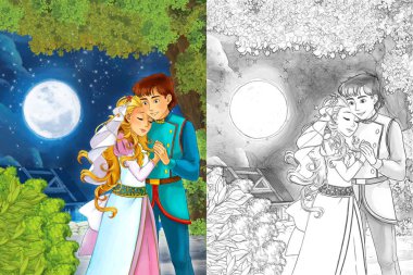 şirin Prenses ve Prens orman  