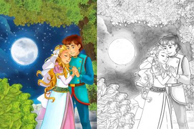 şirin Prenses ve Prens orman  