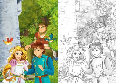 Arabayı yakınındaki Royal evli çift