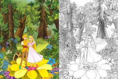 Yakışıklı Prens ve prensler ormandaki