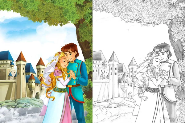 şirin Prenses ve Prens castle yakınındaki ormanda 