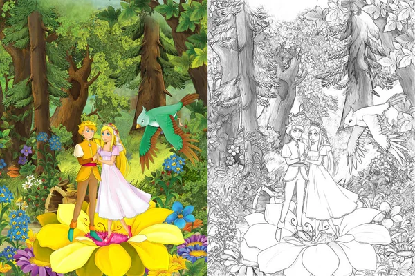 Yakışıklı Prens ve prensler ormandaki