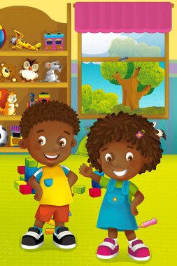 Çocuklarda bazı anaokulu ve gardırop 