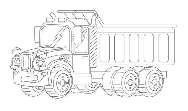 Big truck clipart Stock-Vektorbilder