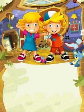 mutlu çocuk ve kız çocuk odası