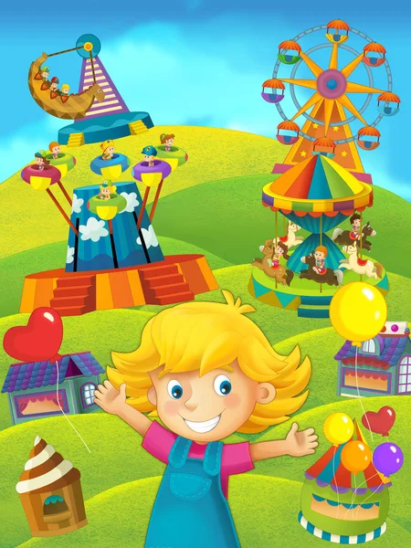 eğlenceli bir oyun olan çizgi film çocuk