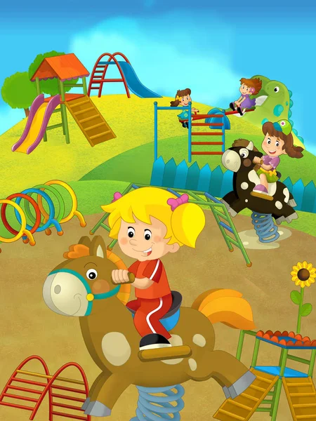 eğlenceli bir oyun olan çizgi film çocuk