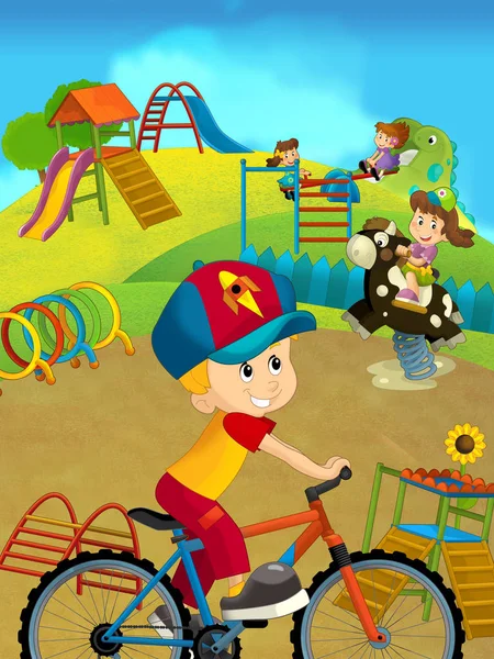 eğlenceli bir oyun olan çizgi film çocuk