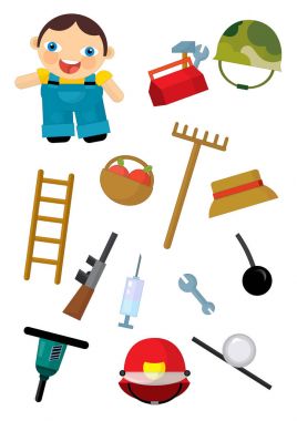 Eşleştirme oyunu çizgi film