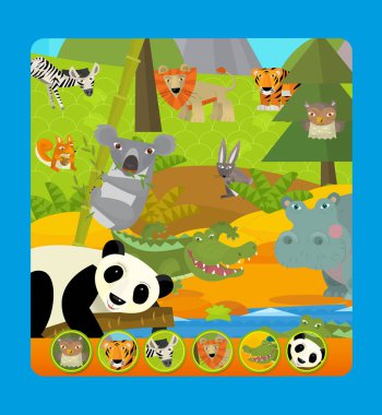 yaban hayatı - eşleştirme oyunu