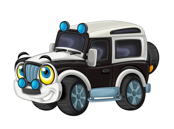 Desenho animado engraçado off road truck — Fotografia de Stock