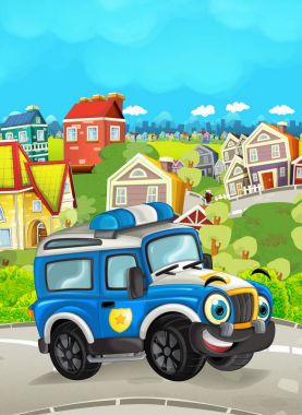 şehrin içinden sürüş yol kamyondan