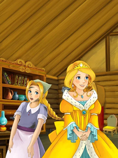 Büyücü ya da Prenses eski geleneksel mutfak