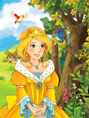 Prenses etrafa ormandaki