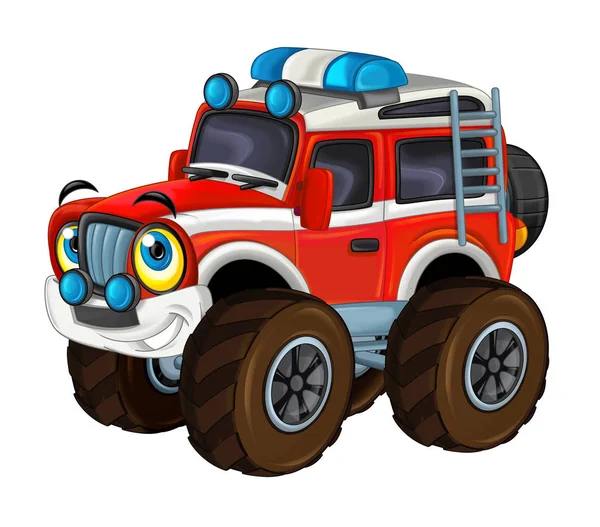 Carro dos desenhos animados - veículo fora de estrada Ilustração por ©illustrator_hft #53608257