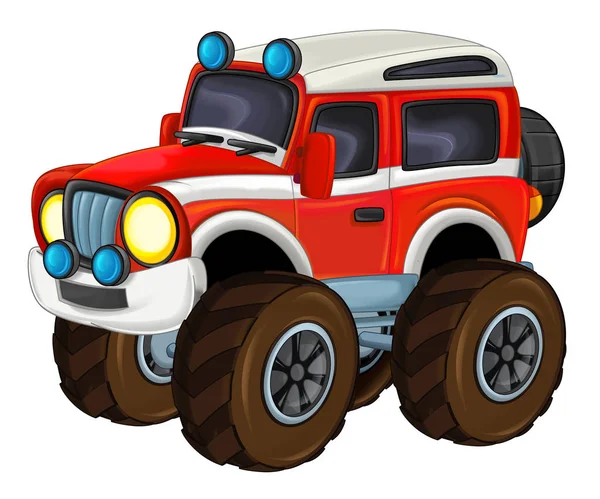 Off road car looking like monster truck — Stock Photo, Image