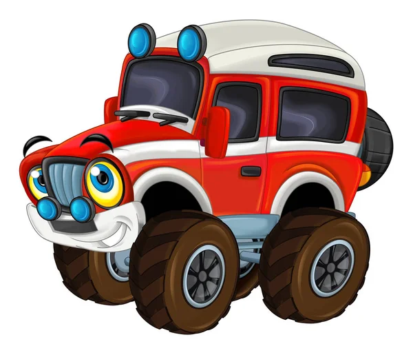 Off road car looking like monster truck — Stock Photo, Image