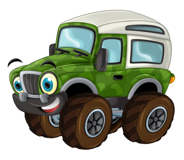 Off road car looking like monster truck — Stock Photo, Image