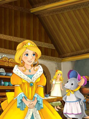 genç kız ve fare Prenses