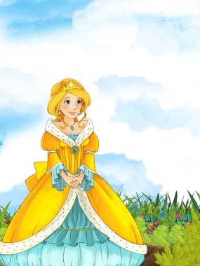 Prenses etrafa doğada