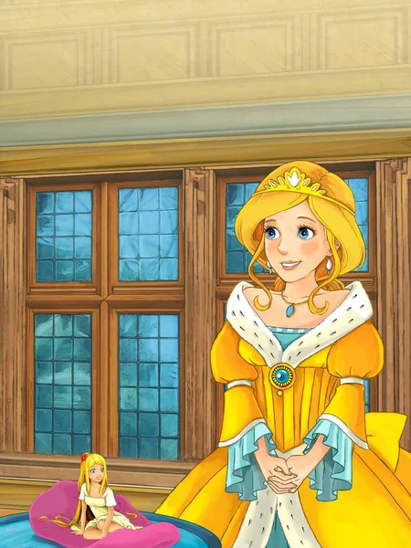 Elf kızı ve normal boyutu kadın 