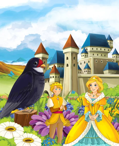 guguk kuşu ve prince castle yakınındaki çayır Prenses