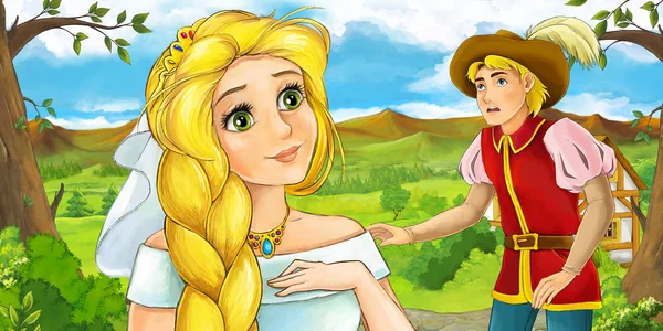 Prens ve Prenses dışarı konuşuyor