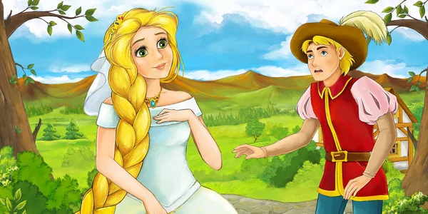 Prens ve Prenses dışarı konuşuyor