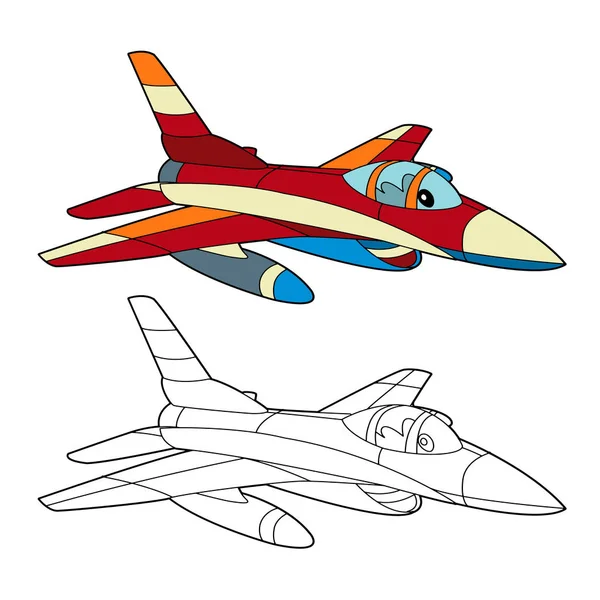 Vojenský stroj Jet fighter — Stock fotografie