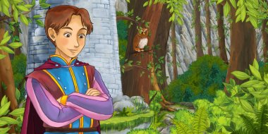 Prince castle tower yakınındaki ormanda