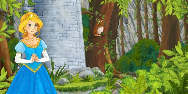 Prenses kale tower yakınındaki ormanda