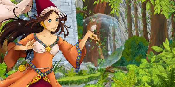 Prenses kale tower yakınındaki ormanda 