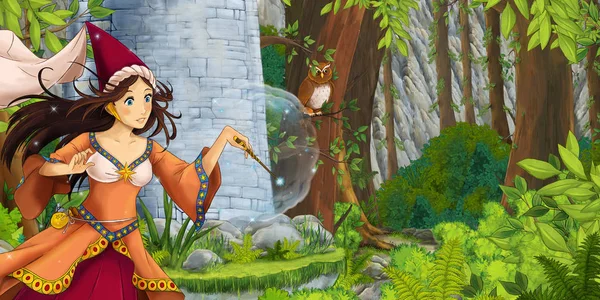 Prenses kale tower yakınındaki ormanda 