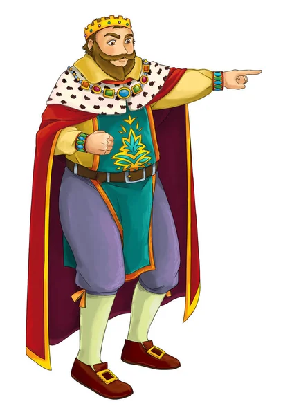 Cartoon Character King Prince Illustration Children — Stock Photo, Image