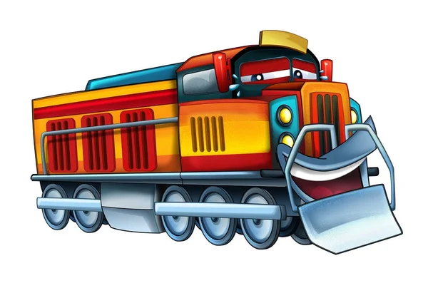 Γελοιογραφία Ευτυχής Αναζητούν Τρένο Εικονογράφησης Για Παιδιά — Φωτογραφία Αρχείου