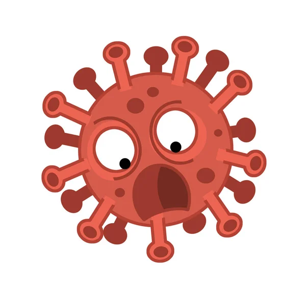 Cartoon Scene Corona Virus Prevention Illustration Children — Stock Photo, Image