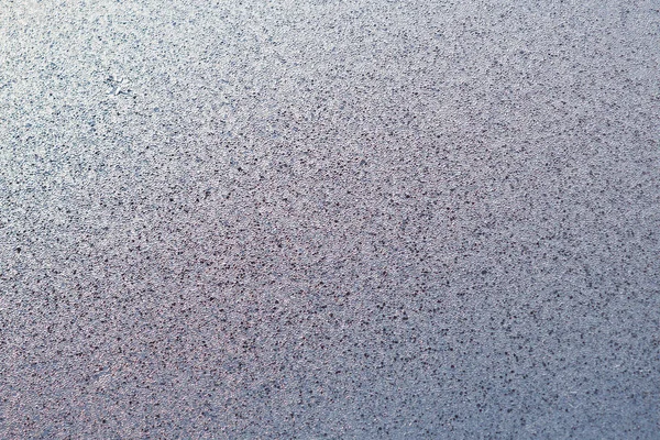 Зимой Лёд Мороз Оконном Стекле Хрустальная Поверхность Замерзшей Воды Прогноз — стоковое фото