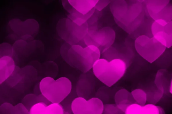 Розовое сердце боке фоновое фото, абстрактный праздничный фон — стоковое фото