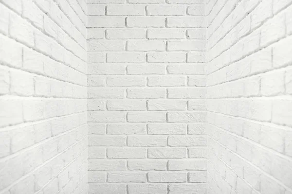 White brick wall, abstract background photo — Stock Photo, Image