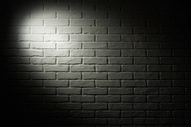 ışık ve gölge, arka plan fotoğraf ile beyaz tuğla duvar