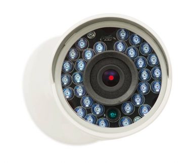CCTV güvenlik IP kamera, portre fotoğraf, nesne üzerinde beyaz izole