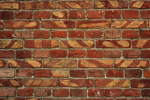 Eski tuğla duvar doku veya arka plan, kahverengi ve kırmızı renk — Stok fotoğraf